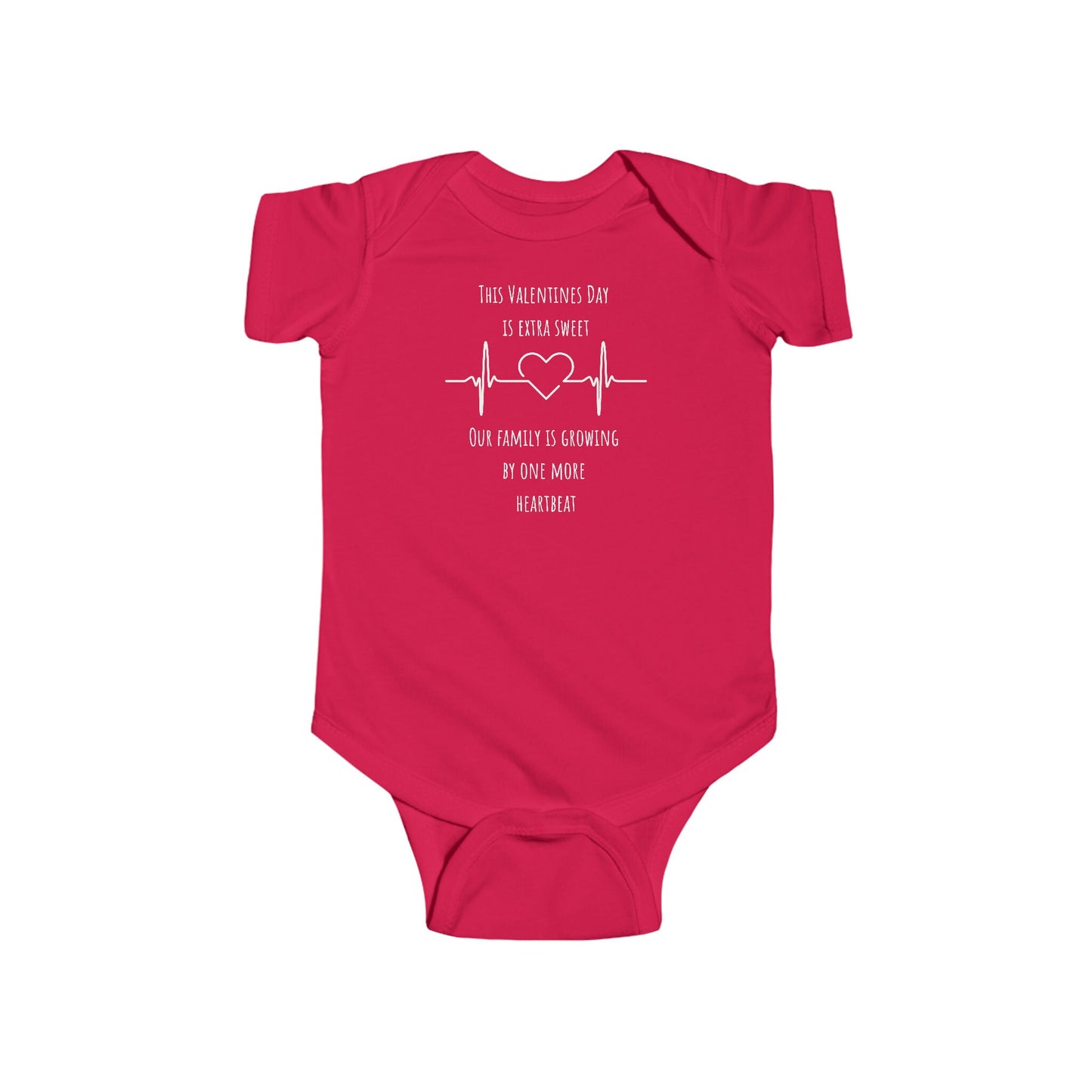 Valentines Day Pregnancy Announcement Bodysuit, Custom Valentines Pregnancy Announcement, Valentines Pregnancy Reveal, Custom Due Date