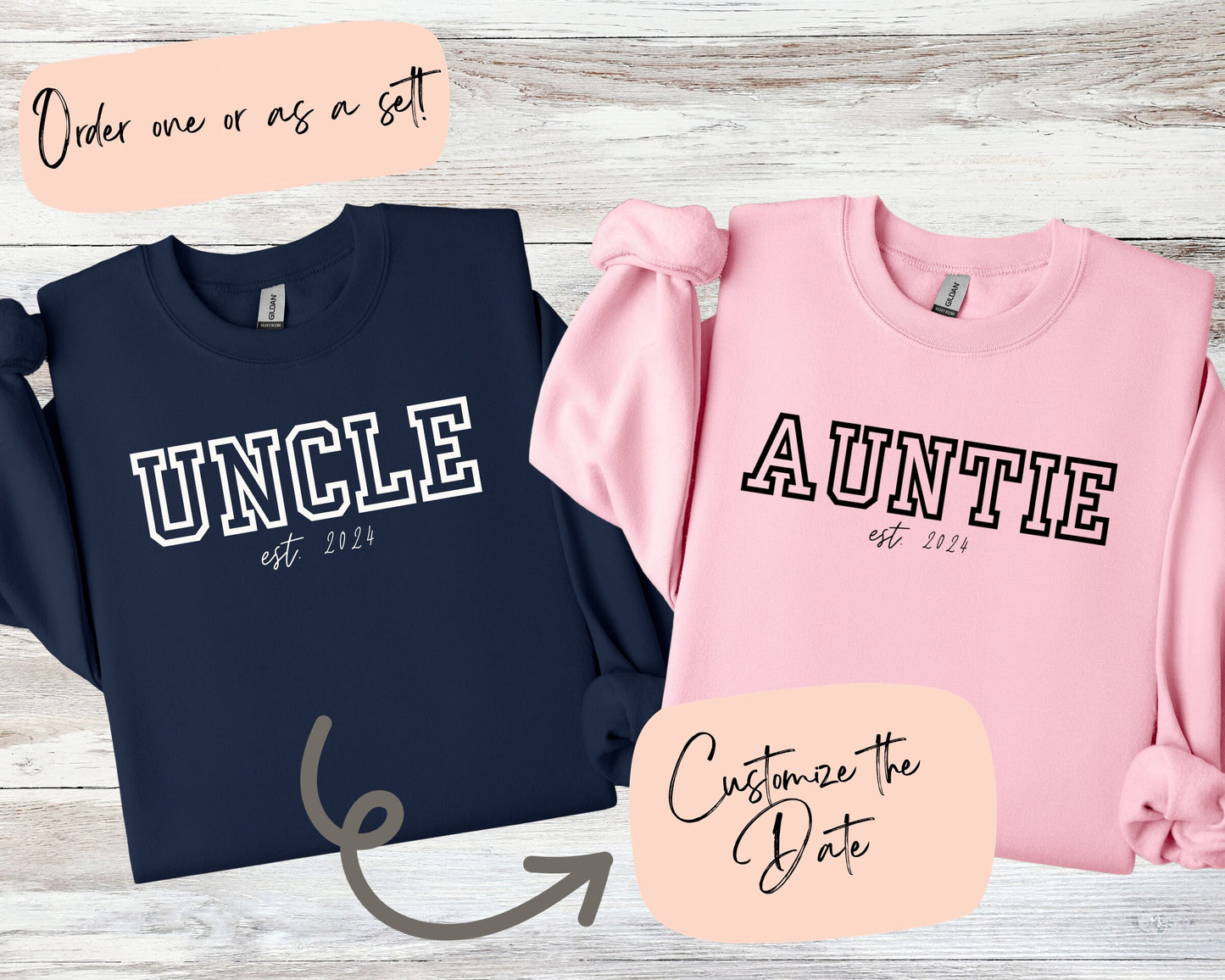 Custom Auntie Uncle Sweater
