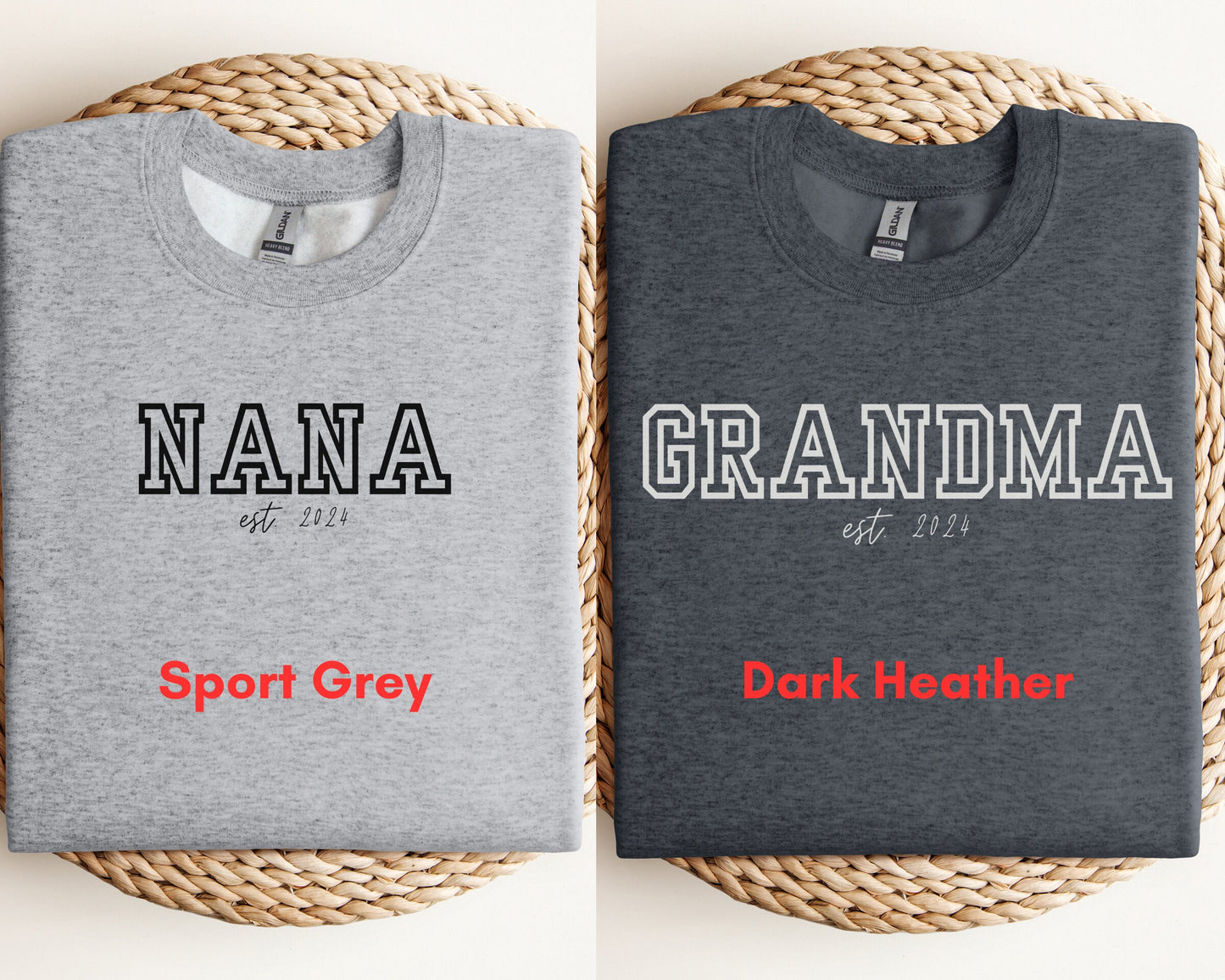 Personalized Grandma Sweater, Custom Nana Sweater, Gift for Grandma, Grandma pregnancy reveal, Custom Grandma Sweater, Christmas Gift