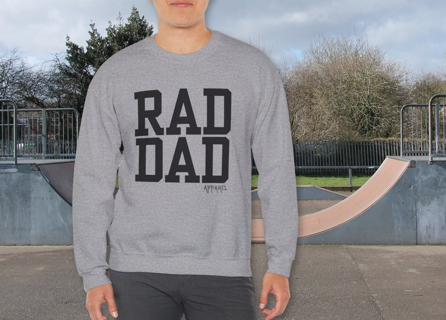 Rad Dad Apparel - Personalized Dad Sweater, Custom sweater for dad, husband pregnancy reveal, adventurous dad gift, fathers day gift.