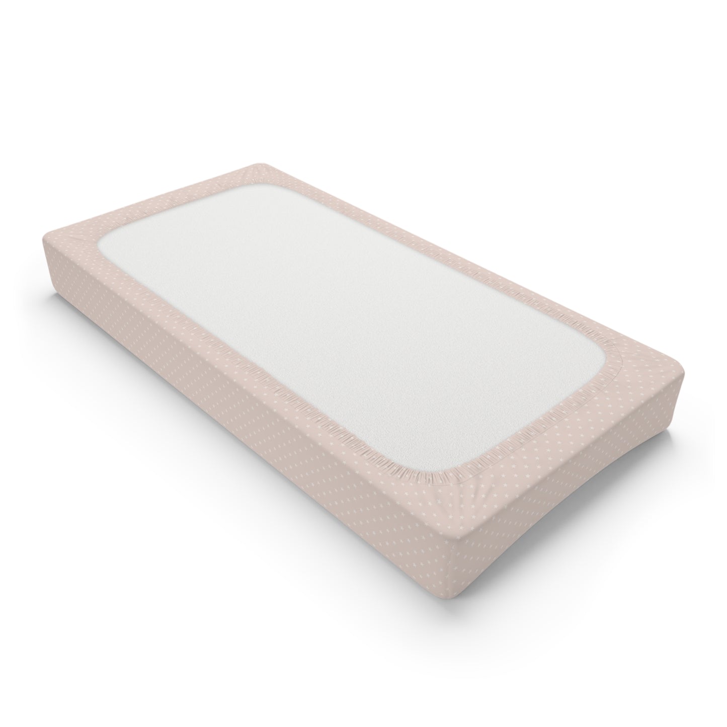 Beige Star Changing Pad