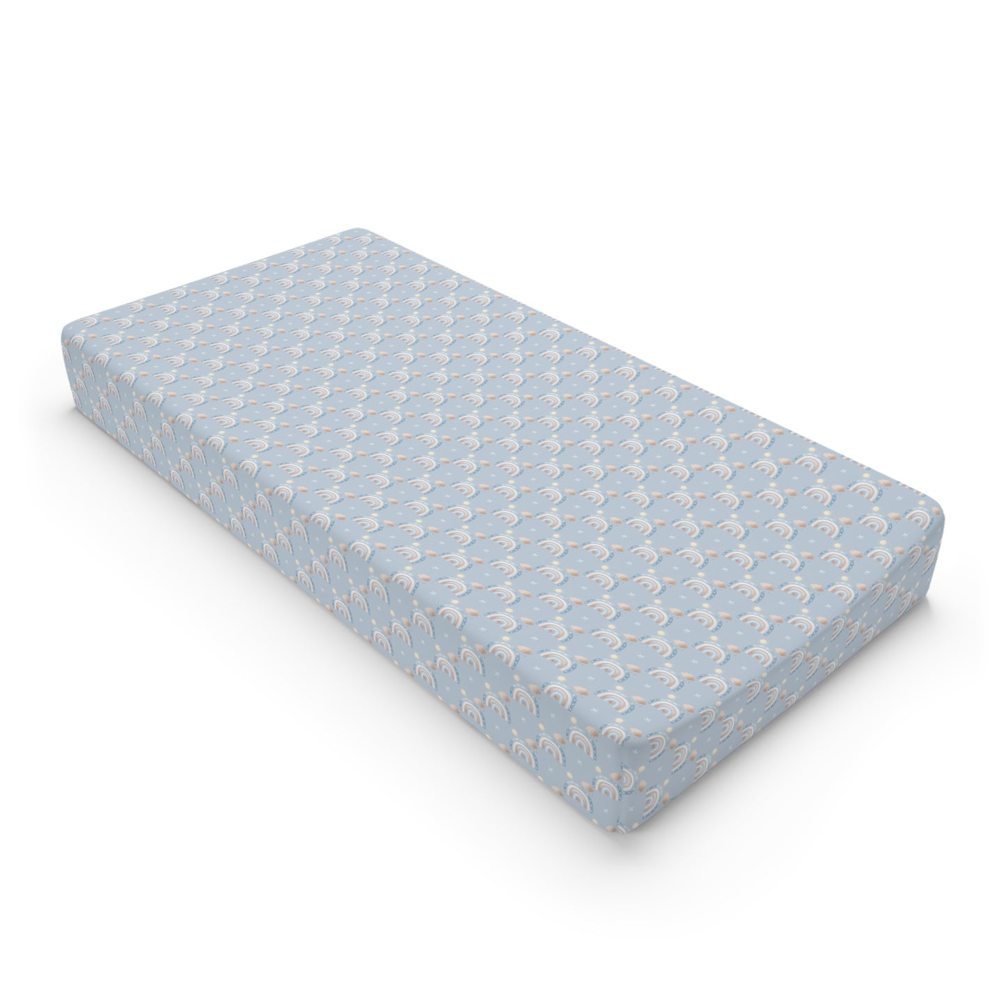 Blue Rainbow Changing Pad Cover