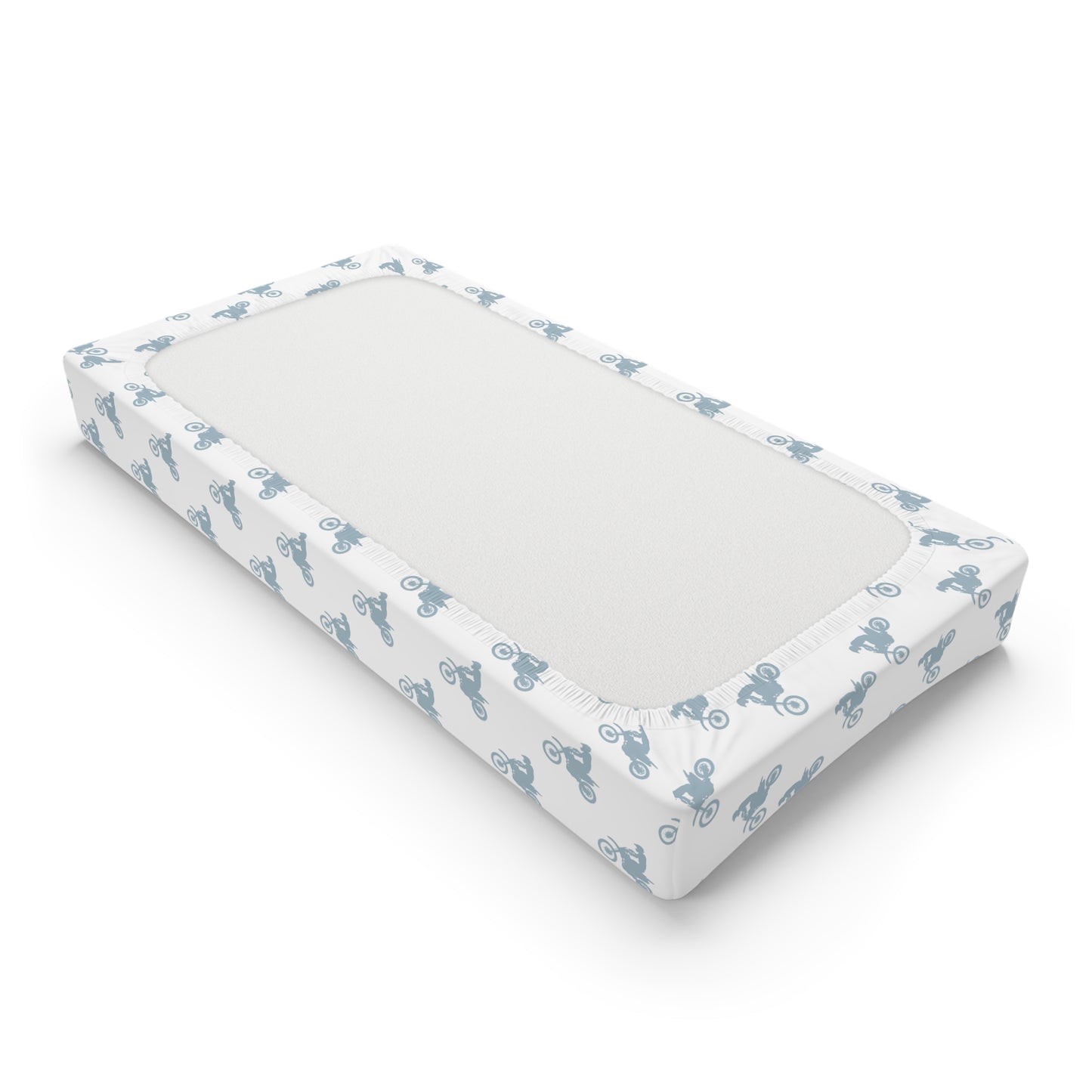 Dirt Bike Pattern Changing Pad Cover