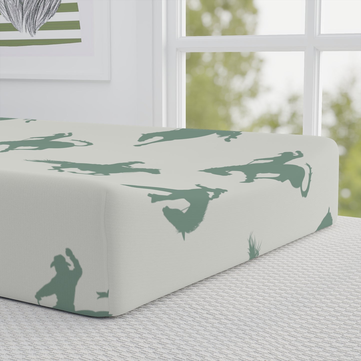 Bucking Bronco Changing Pad Cover