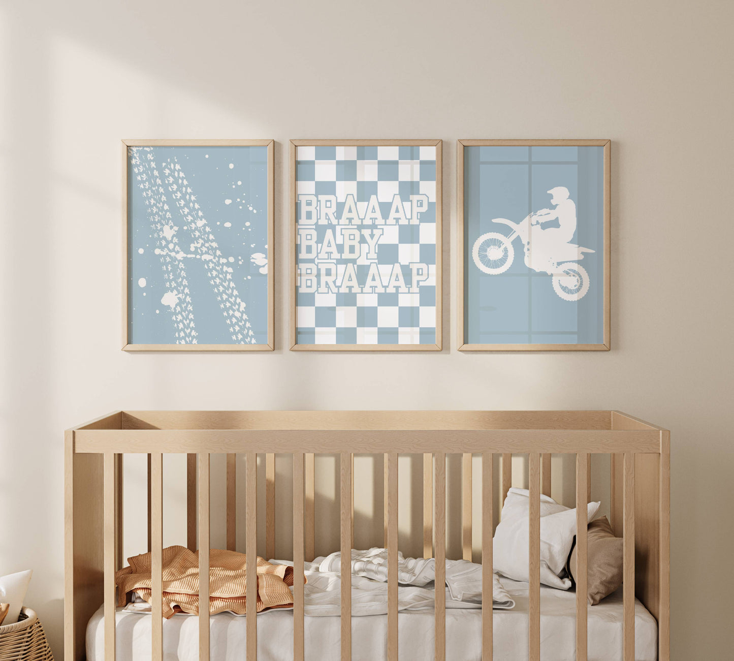 Braaap Baby Braaap - Dirtbike Nursery Prints (Set of Three)